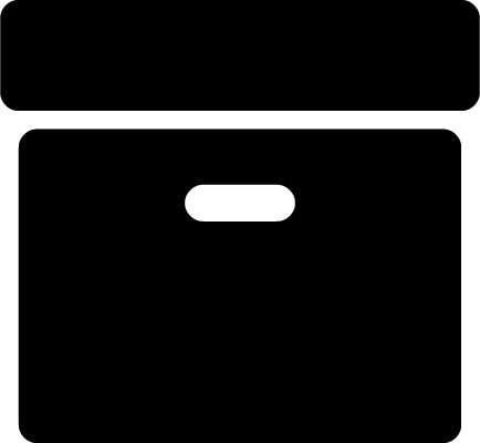 An icon of a file box, indicating the order has been archived.