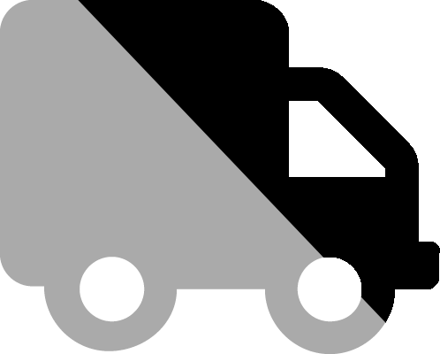 Icono de un camión mitad gris y mitad negro: indica que el pedido se ha enviado parcialmente.