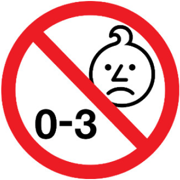 Symbole d'avertissement lié à l'âge